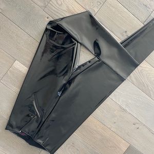 Black commando pants